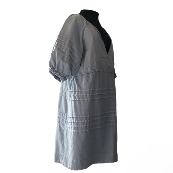 7 For All Mankind Chambray Babydoll Dress - Picture 4 of 6